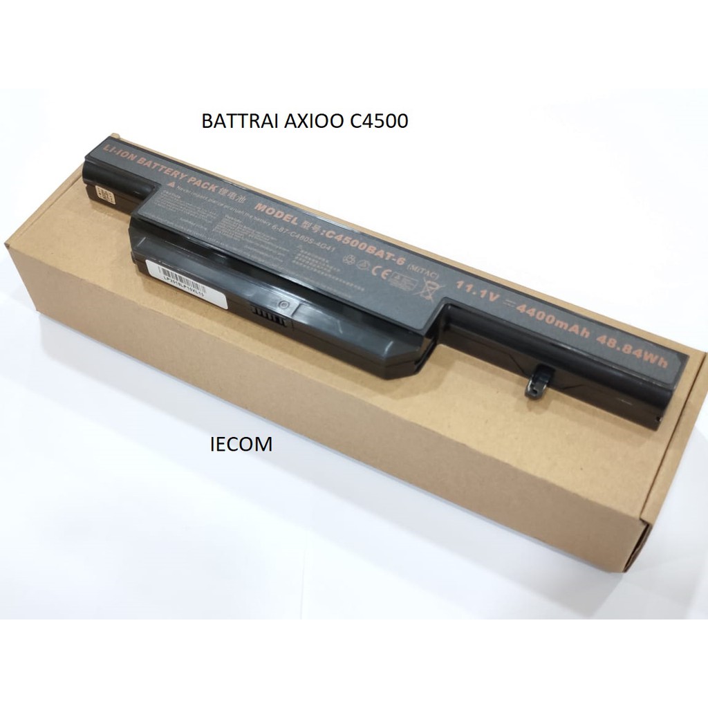 Original Baterai Laptop Axioo C4500BAT-6, c4500, c4500Q, C450 C4500