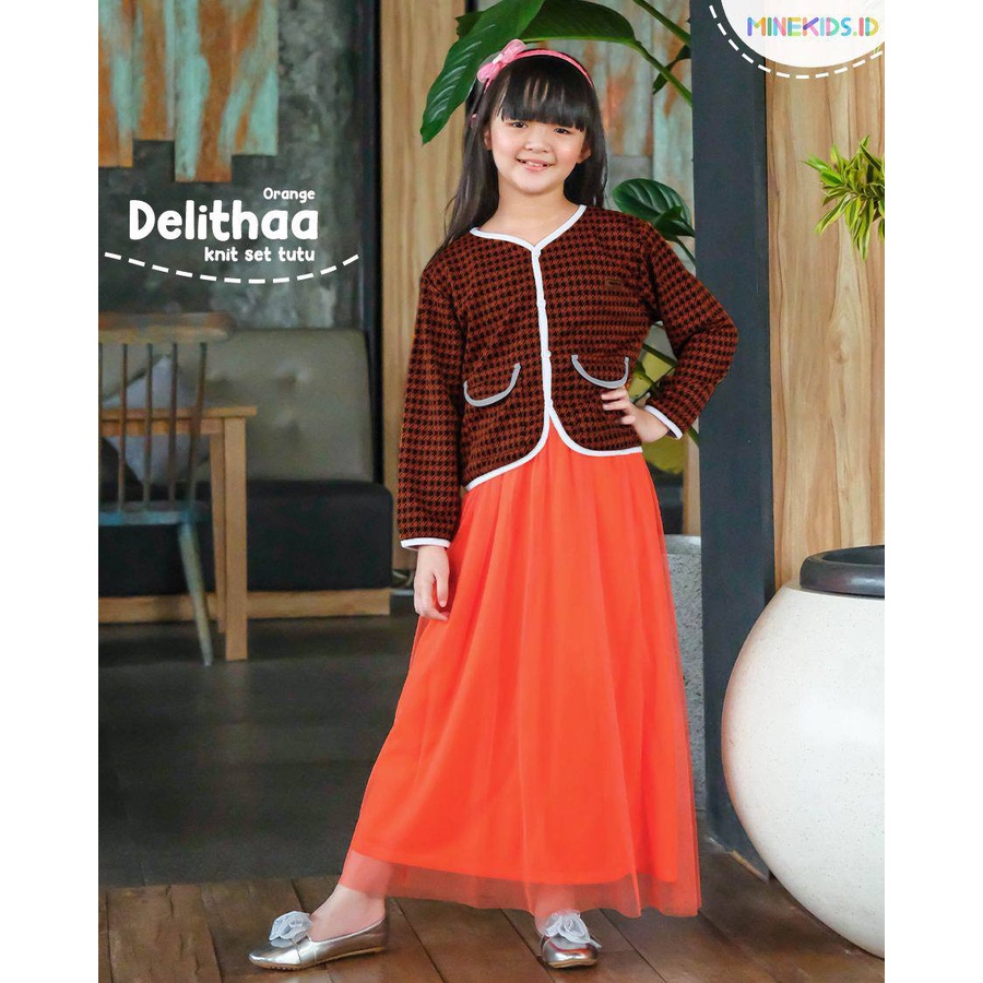 Setelan Rok anak Delitaa Rok Tule by Minekids