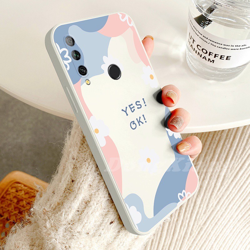 VIVO Y16 Y35 Y22 Y11 2019 Y20 Y20S Y12S Y85 V9 Y91 Y93 Y95 Y85 V9 Y91C Flower Chrysanthemum Phone Case Soft Protective Cover R&amp;J