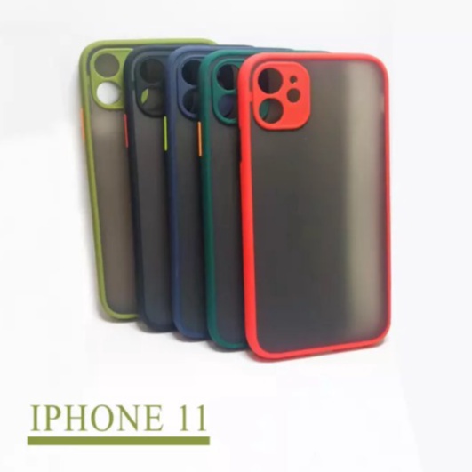 CASE MATTE IPHONE 11 TRANSPARAN FUZE MACARON MY CHOICE - FA