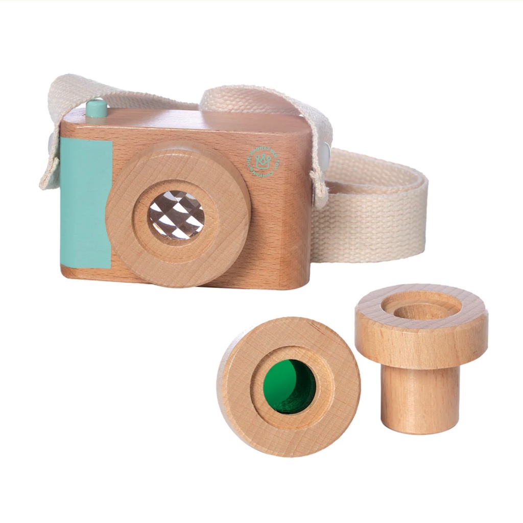 Manhattan Toy Natural Historian Camera - Wooden Montessori Toys Kids Baby Anak Bayi Balita Mainan Edukasi Kayu Kamera