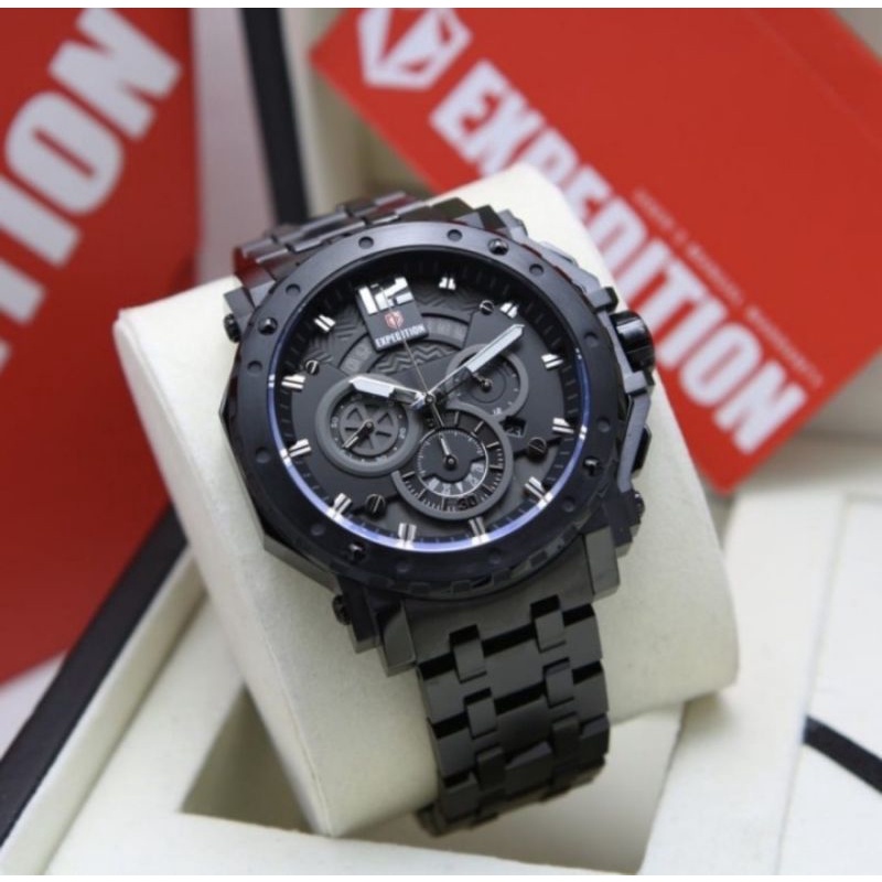 EXPEDITION E6402 Rantai Stainless Jam Tangan Pria Original