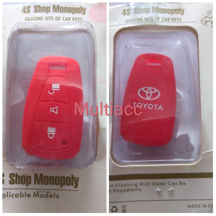 Casing Silicon / Silikon Kunci Remote Toyota Agya