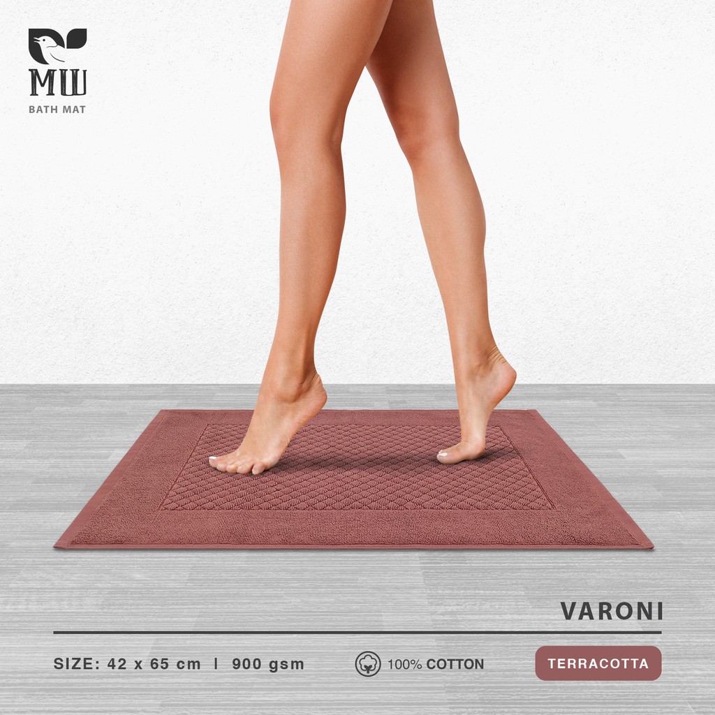 ORIGINAL | Keset Kaki Morning Whistle by Terry Palmer VARONI Keset Kamar Mandi Dapur Handuk Bath Mat 42 x 65 cm