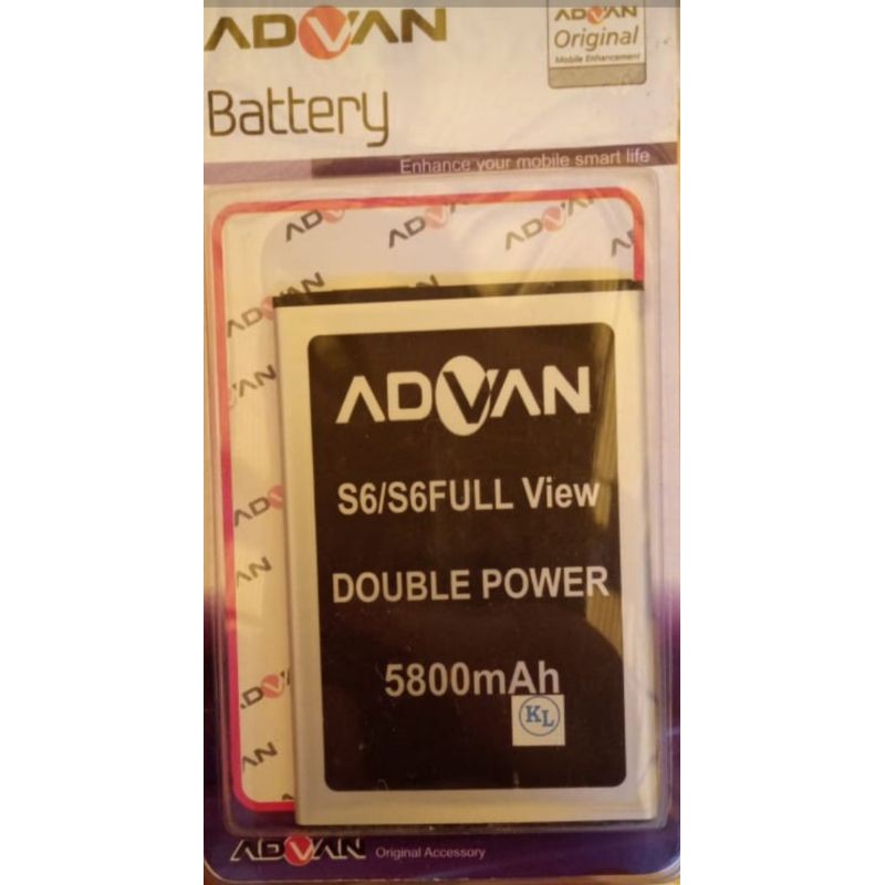 Baterai Advan s6 S6 Ful View Battery Batre Original