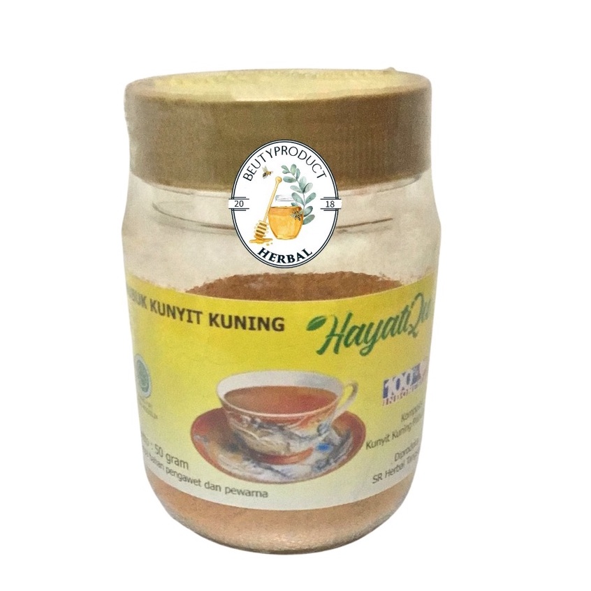 bubuk kunyit kuning hayati,bubuk kunyit,kunyit kuning