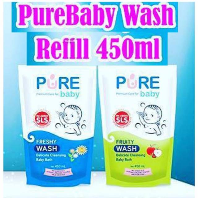 Jual Pure BB Wash Refill 450ml - Fruity | Shopee Indonesia