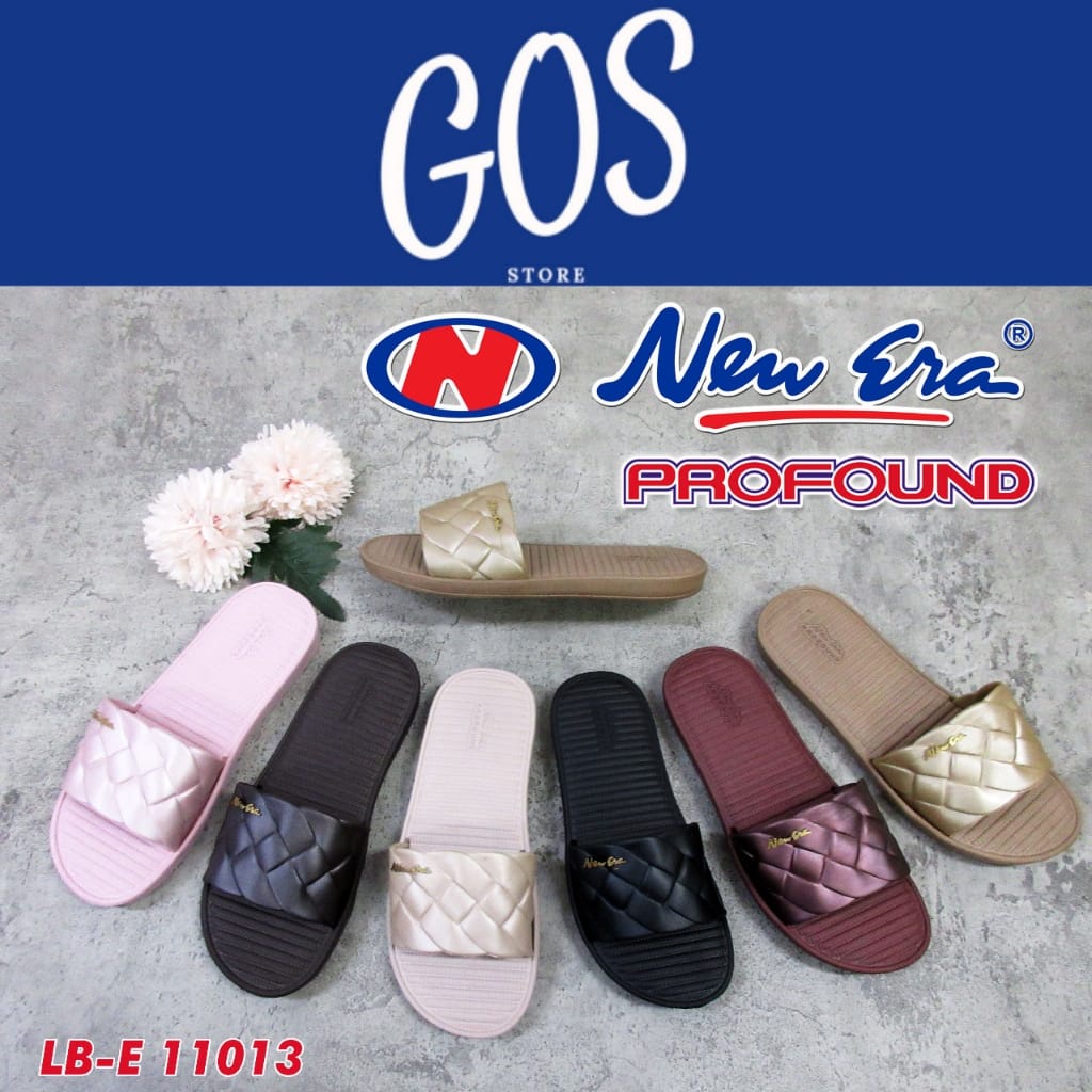 gos NEW ERA LB 11013 Sandal Selop Flat Wanita Sandal Slop Jelly Sendal Cewek