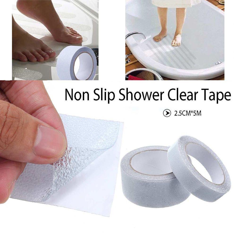 AUGUSTINA Lakban Anti Slip Aman Karet Berbahaya Gesekan Tinggi Perekat Pad Flooring Strips