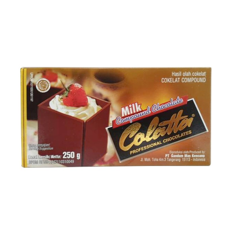 

Coklat Colatta Milk Compound 250 gr [Instant Surabaya] - Arvian
