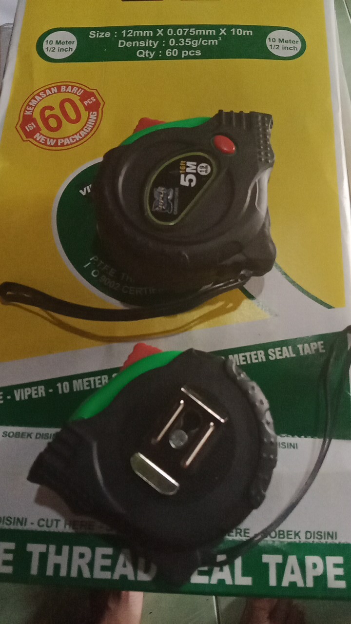 Meteran 5m Meteran 5 M Roll Lapis Karet / Meteran Tukang 5 Meter