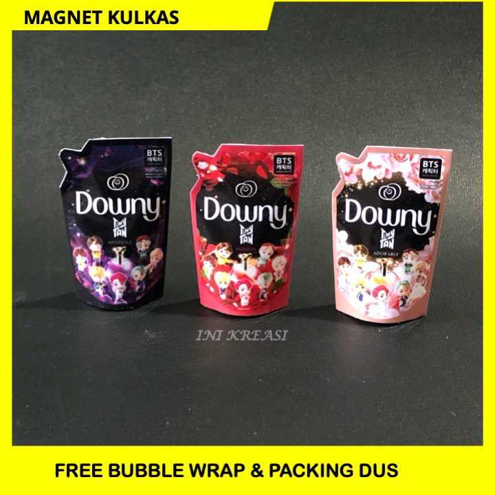 MAGNET MINIATUR TEMPELAN KULKAS DOWNY TINY TAN