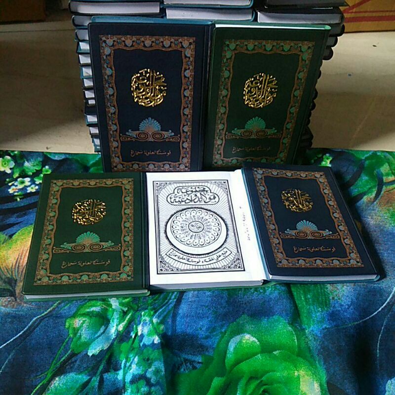 buku kumpulan maulid lengkap dibak berjanji adhab burdah dll kalep kuat