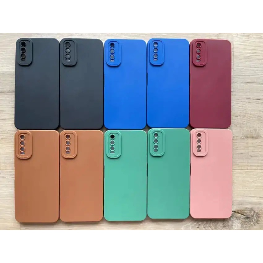 SoftCase Casing Pro Camera Macaron Case RealMe C20 RealMe C21 RealMe C21Y RealMe C25 RealMe C25Y Rea