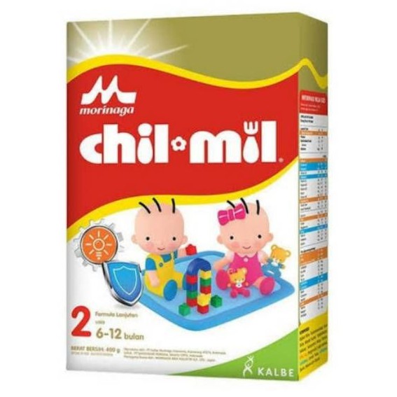 Chil mil Regular Gold chilmil susu anak bayi usia 6-12 bulan morinaga 400gr.