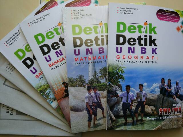Paket 4 Buku Detik SMA 3 UNBK Wajib + 1 UNBK Pilihan-2