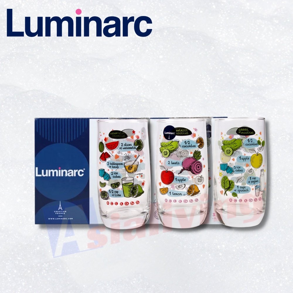 Asialiving Luminarc gelas minum vigne smoothies 350 ml