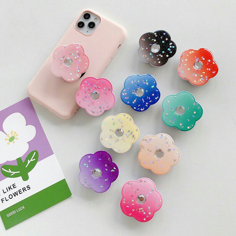 pop socket bunga/bintang holder hp