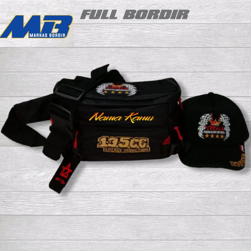Tas Selempang Rx king /Bordir 135cc/Free Bordir Nama Semau  Kamu