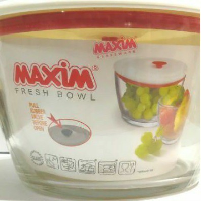 MAXIM FRESH BOWL | MANGKOK KACA KEDAP UDARA 500ML