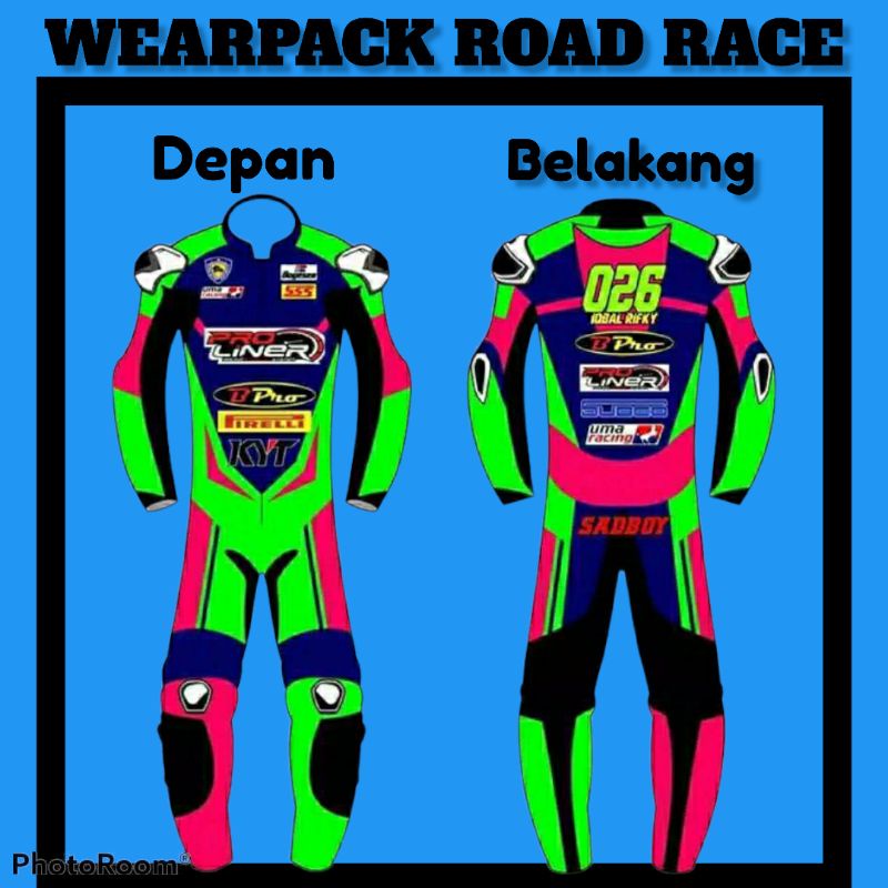 Free Design.! Wearpack Balap Roadrace Dewasa Dan Anak Anak Touring Premium  01 | Shopee Indonesia