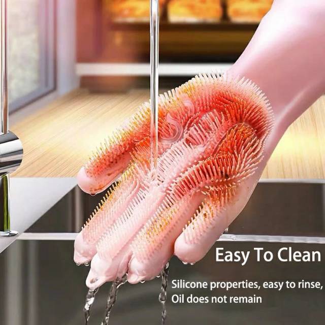 Silicone Diswashing Gloves /Magic glove/Sarung tangan cuci piring