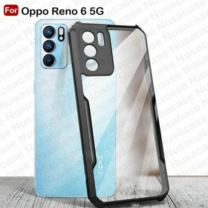 ORI Armor Case Oppo Reno 6 5G Softcase Shockproof Transparant Casing Cover