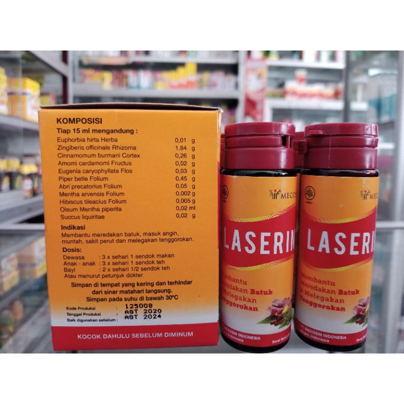 Laserin 30ml | Obat Batuk &amp; Melegakan Tenggorokan - ED 03/2026