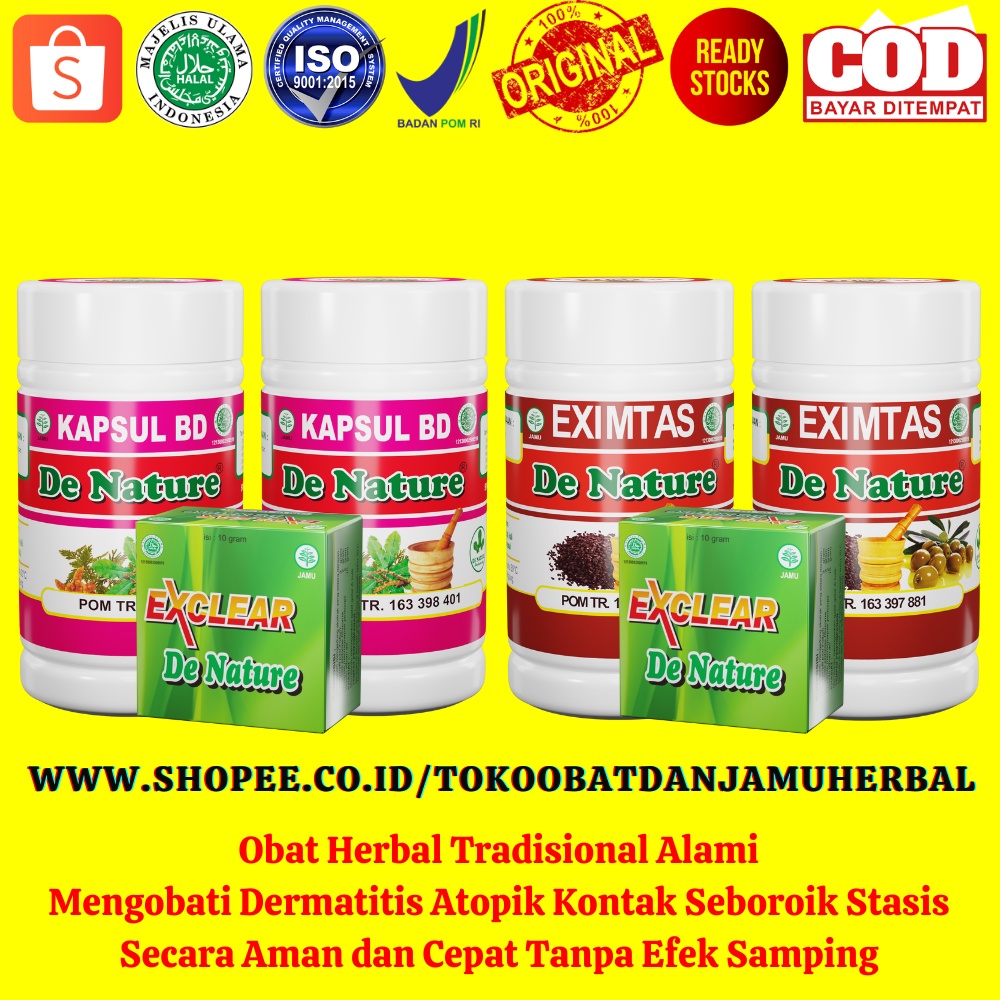 Paket 2 Minggu Mengobati Dermatitis Atopik Kontak Seboroik Stasis