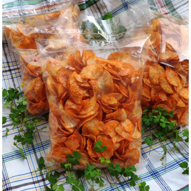

Keripik Singkong Pedas Manis - Homemade
