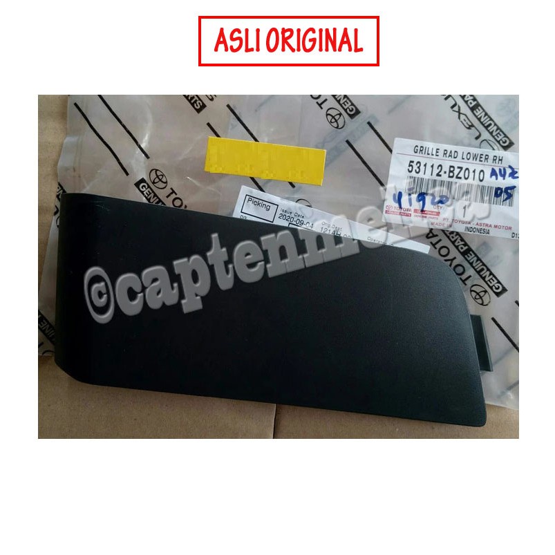 ORI Cover Tutup derek towing Bemper DEPAN AVANZA 2004 2005 LAMA Bracket Breket Dudukan Pegangan Brak