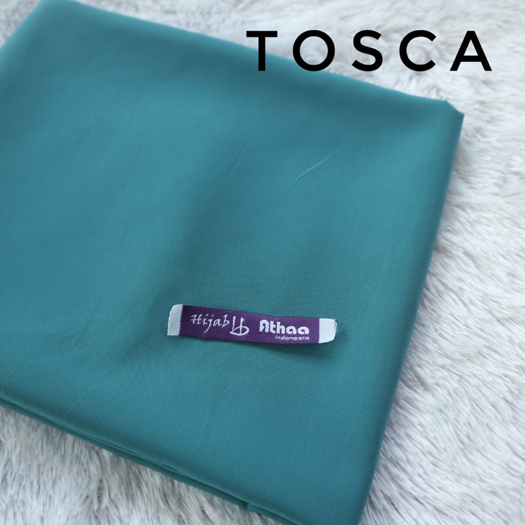Jilbab Segiempat Wolfis / Khimar segi empat Wolfis Polos 120 x 120-120 Tosca