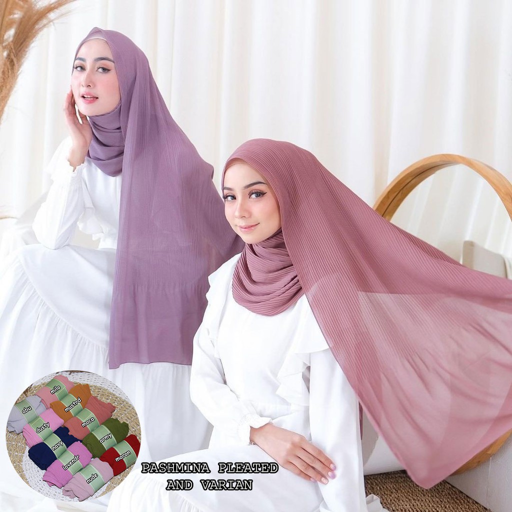 PASHMINA PLISKET CRUSH BUBLE CHIFFON malaysia shawl/ pashmina arab A45 ZIOSCARF