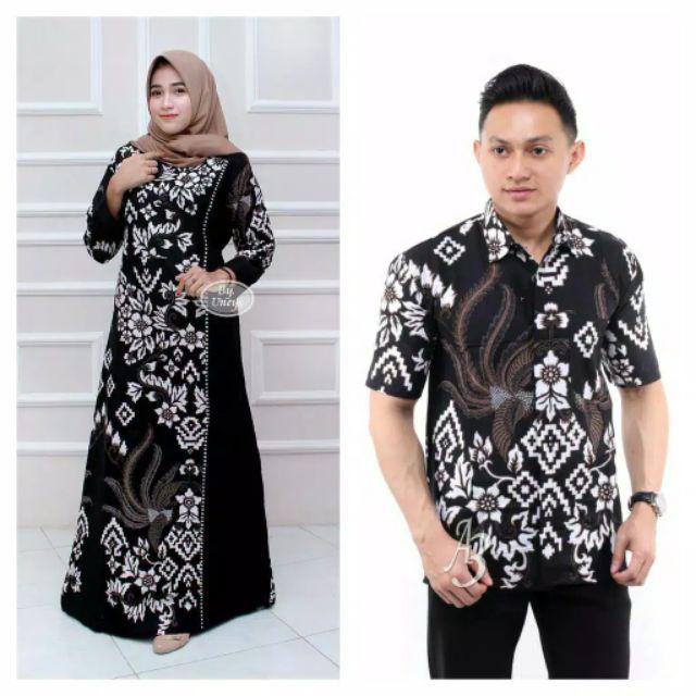 Gamis Batik Syari Madiya Katun Unggul Jaya Dress Kombinasi Mic Wolfice Sopal All Size Fit To Xl 102