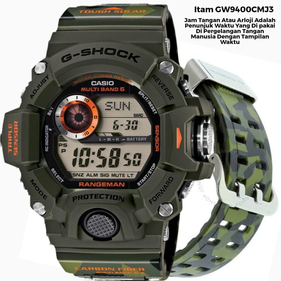 Promo Jam Tangan Casio G-shock GW-9400 Digital Strap Rubber Jam Tangan Pria Mewah Limited Edition Ga