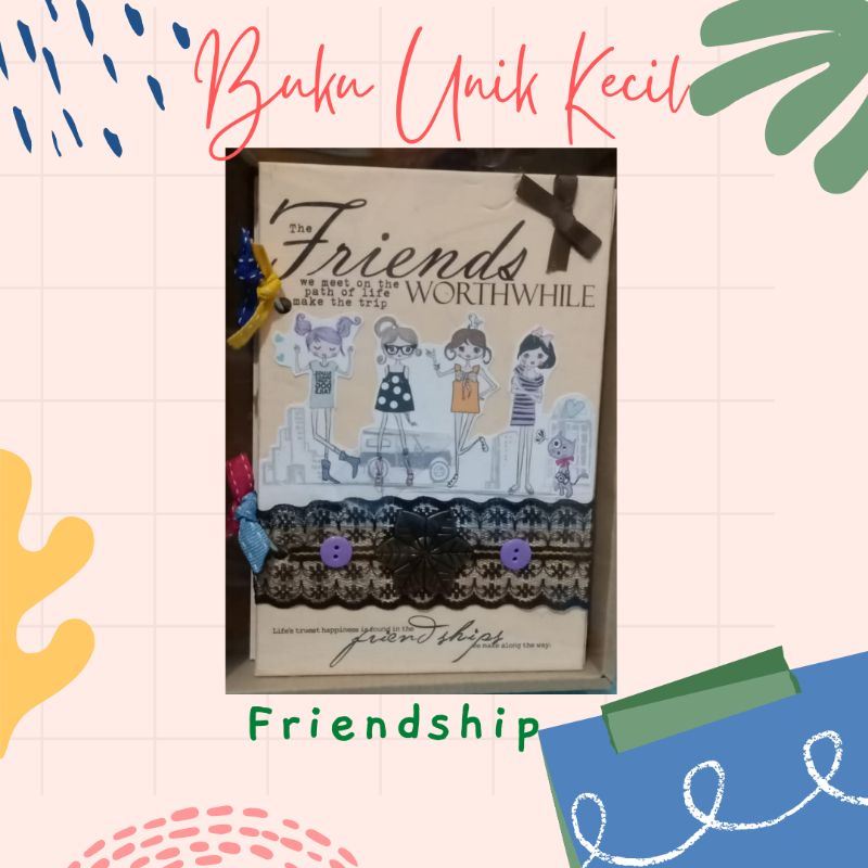 

buku unik kecil kado lucu hand made friends
