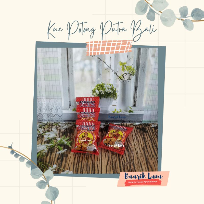 

Kue Potong Pia Putra Bali Rasa Cokelat Kacang Panggang 8gr (10pcs)