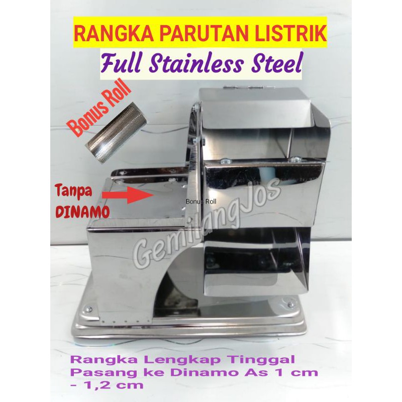 RANGKA PARUTAN KELAPA TANPA DINAMO, PARUTAN KELAPA LISTRIK, MESIN PARUT KELAPA, PARUTAN KELAPA