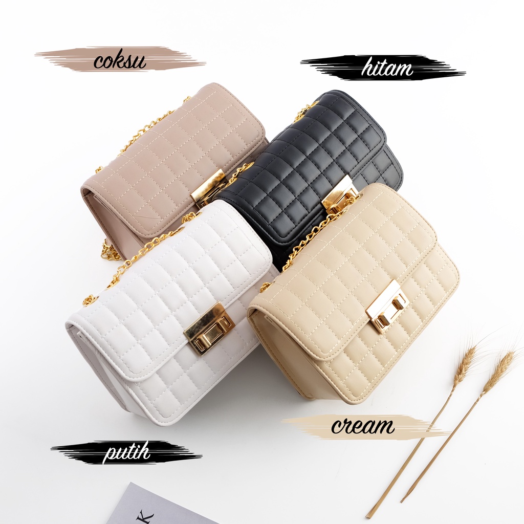 Sling Bag Diandra Embos - Tas Selempang Wanita