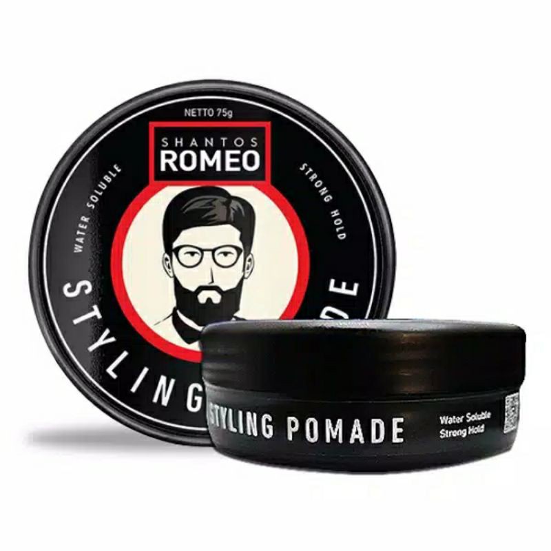 Shantos ROMEO Styling Pomade 75gr I Minyak Rambut I Water Based