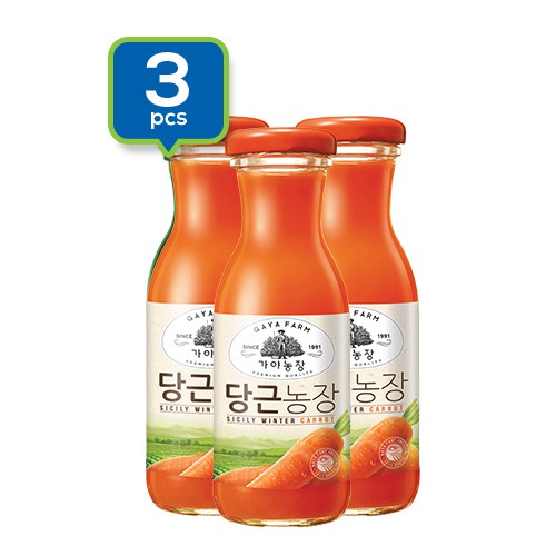 

Woongjin Carrot Flavor Drink - 180ml/3pcs