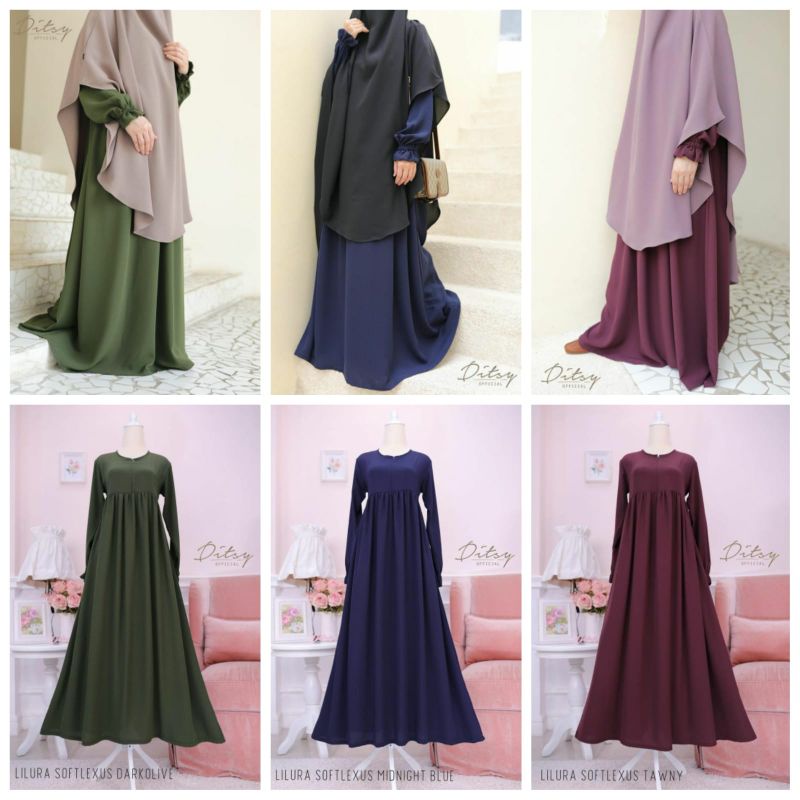 [SIAP KIRIM] DITSY EDISI APRIL 2022 LILURA SL TAWNY LILURA SL MIDNIGHT BLUE LILURA SL DARKOLIVE LILU