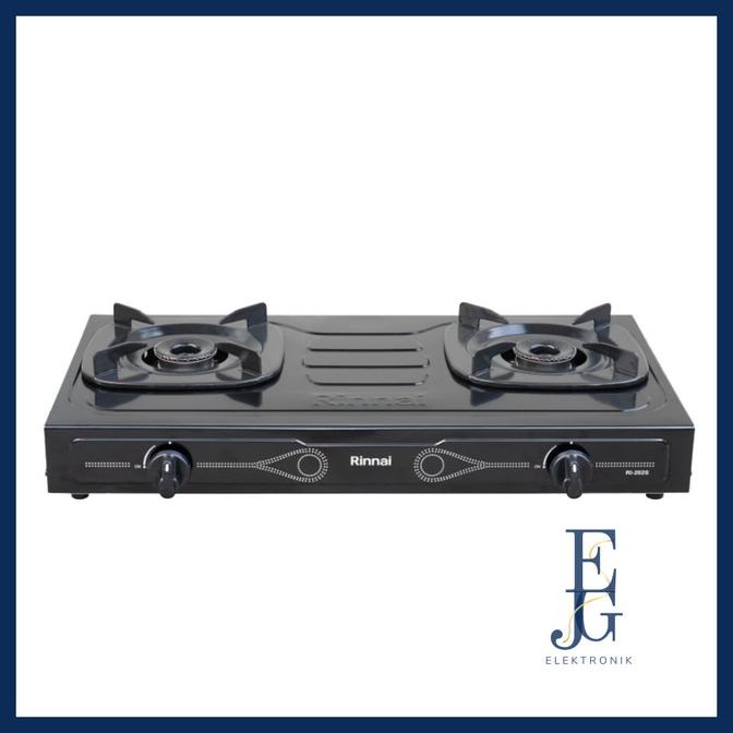 Kompor Rinnai 2 Tungku Rinnai RI-202S Teflon RI202S