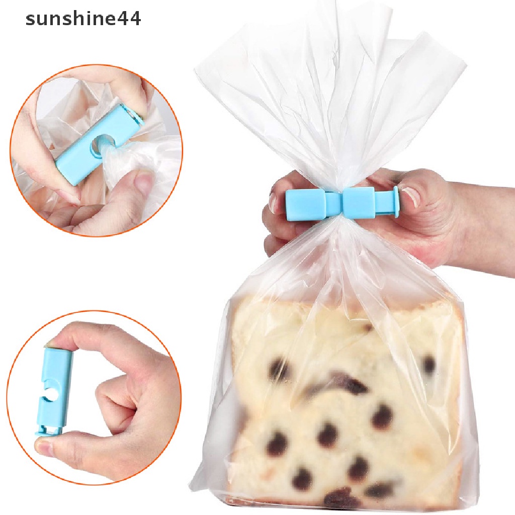 Sunshine Klip Penyegel Kantong Makanan / Snack Elastis Kreatif