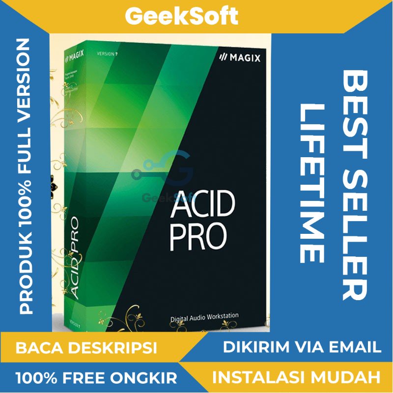 [FULL VERSION] Magix Acid Pro 9 Music LIFETIME - GARANSI AKTIVASI