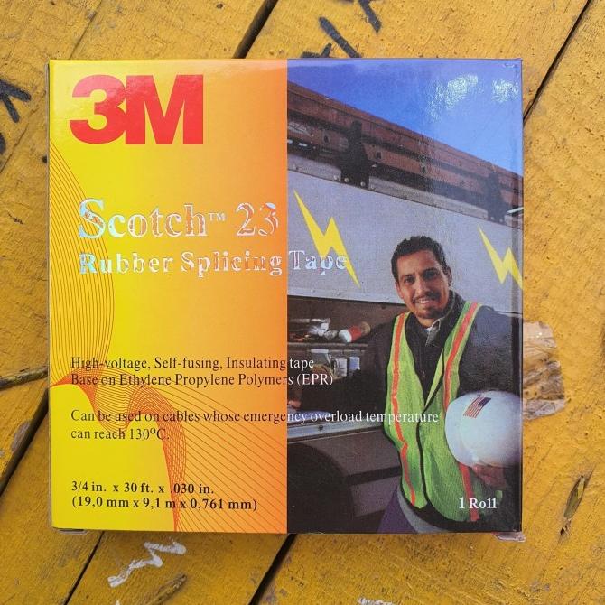 

JUAL Isolasi 3M Scoth 23 / Rubber Tape 3M /Rubber Splicing Tape Tahan Panas