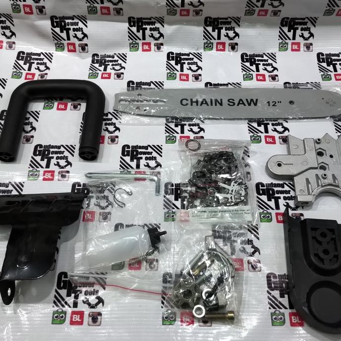 Chainsaw Mini Chain Saw Gergaji Potong Kayu Gerinda 12inch