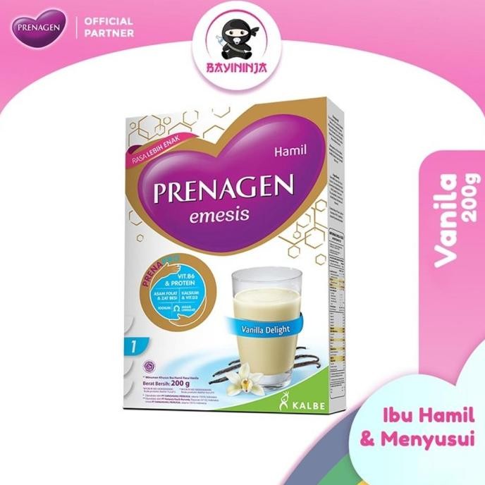 

PRENAGEN Emesis Susu Ibu Hamil Vanilla Delight Box 200 g