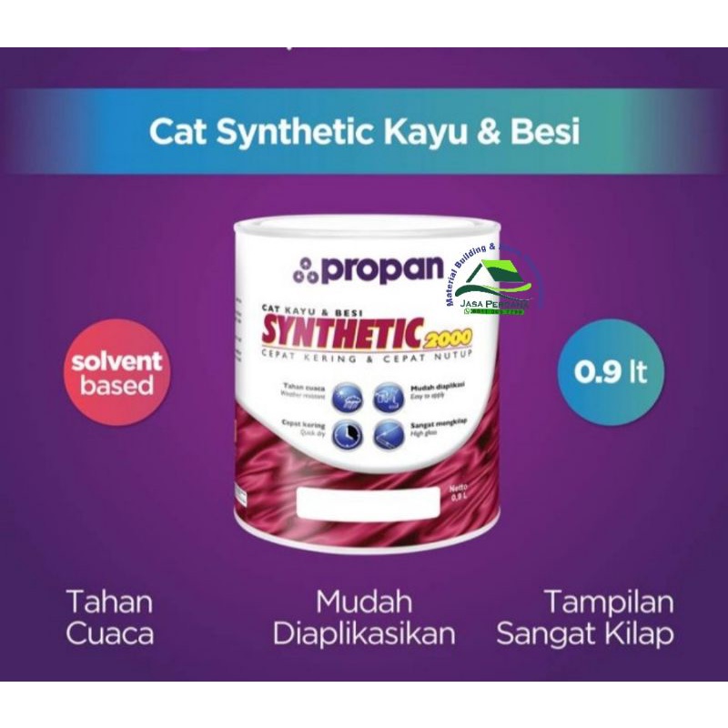 

Cat Minyak Kayu Dan Besi Synthetic-2000 0.9 Liter