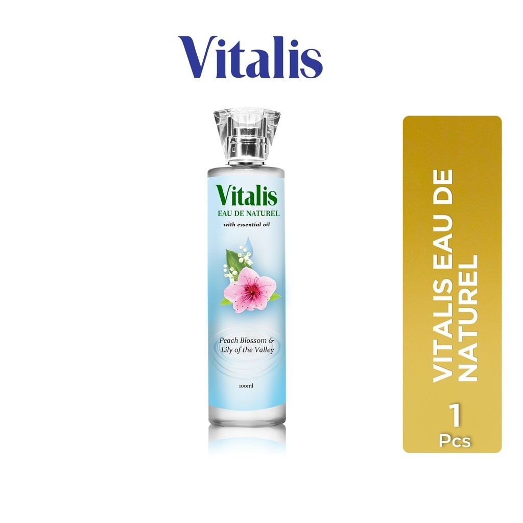 Vitalis Eau De Naturel 100ml - Peach Blossom Egyptian Jasmine